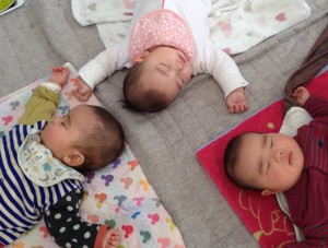 マッサージが終わったら、みんなスヤスヤzzz