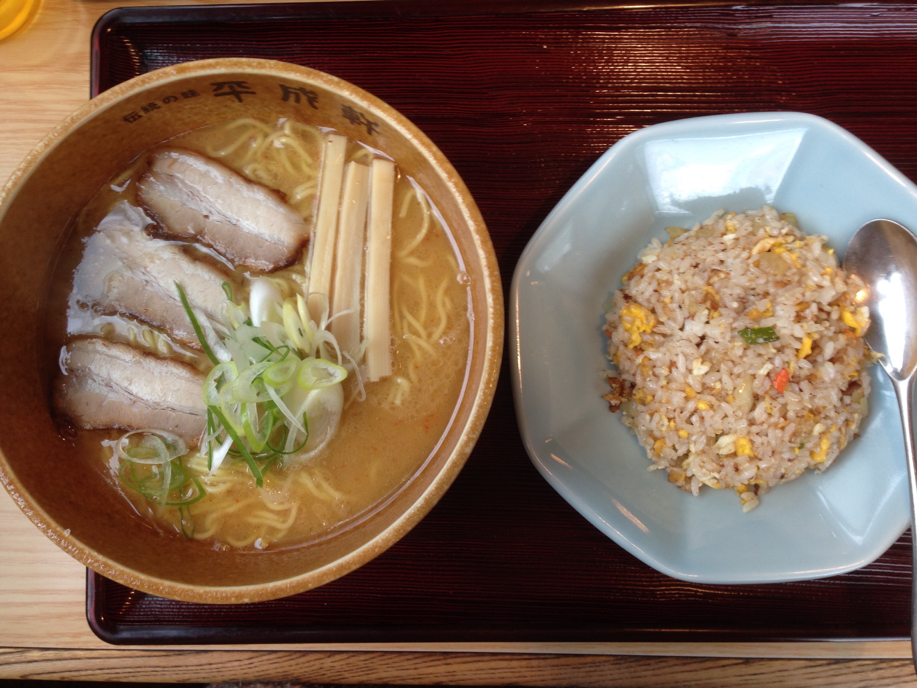 おまけ♪美容室近くの平成軒でお昼ごはん。お客さまのおじいちゃまとおばあちゃまのお店なんですよ。