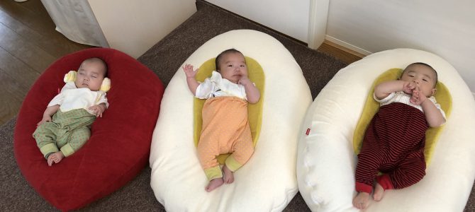 【産後ケア】男子3人お泊り中♪ 【産後ケア】男子3人お泊り中♪