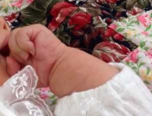 ゆうちゃんのプクプクの手♪