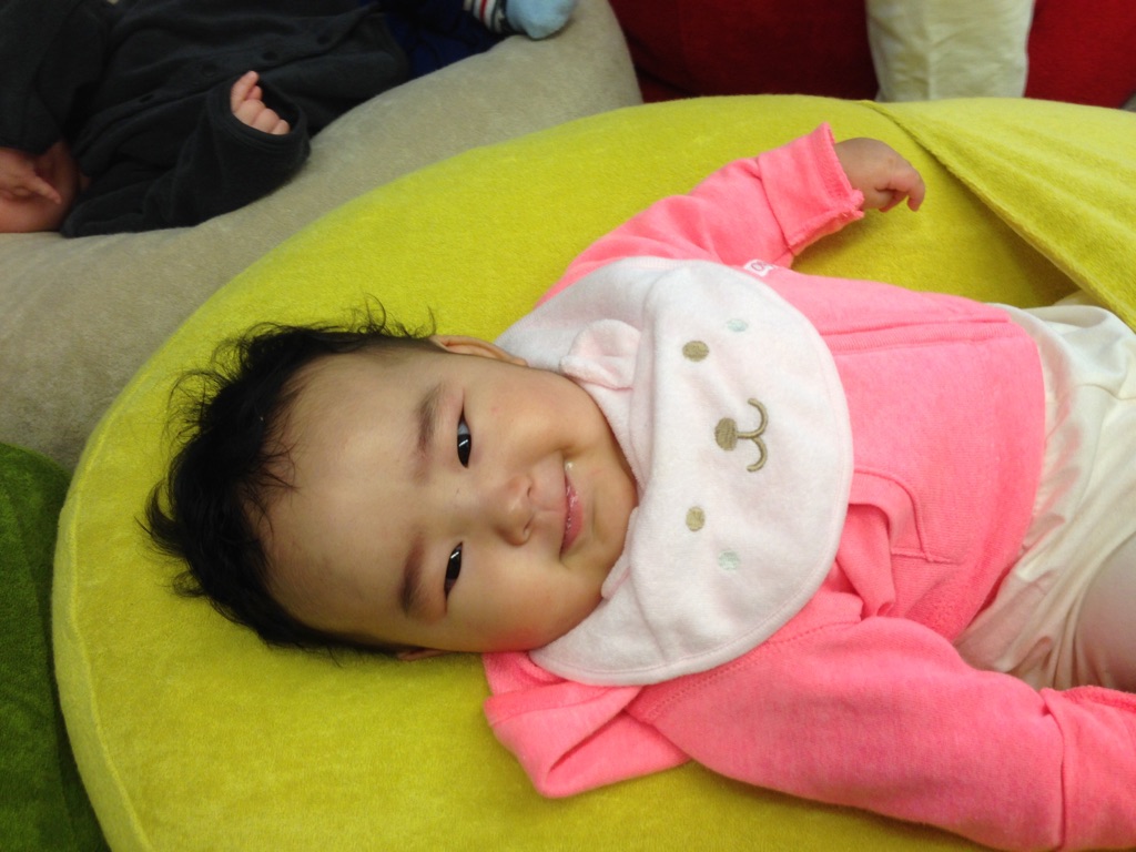 前半泣き虫、後半ニコニコのカナちゃん♪