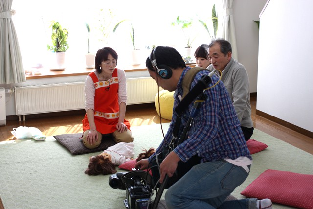 テレビの取材が！