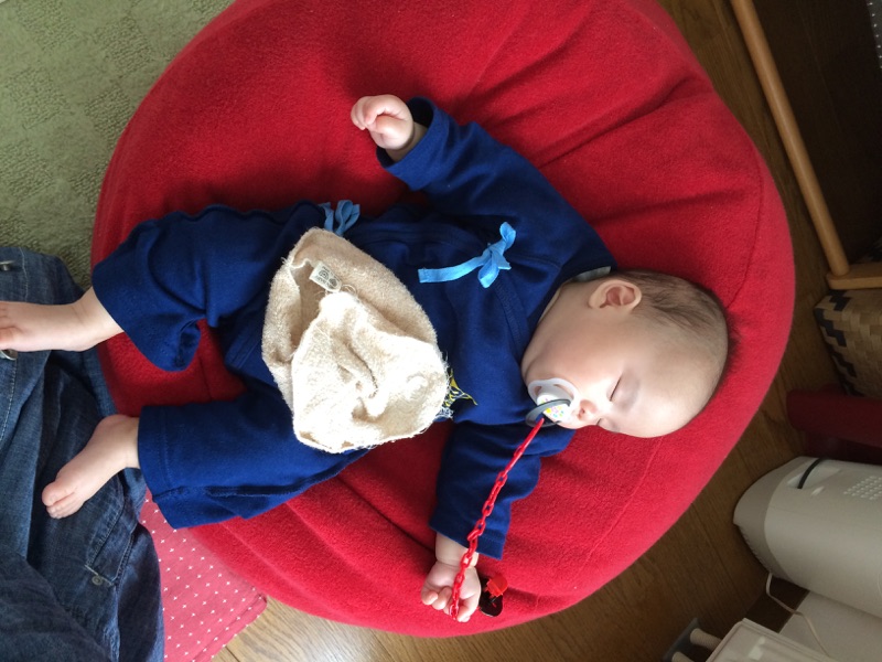 ベビマの後ぐっすり眠るの巻zzzその1いっくん♪