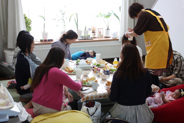 そして軽食の時間♪