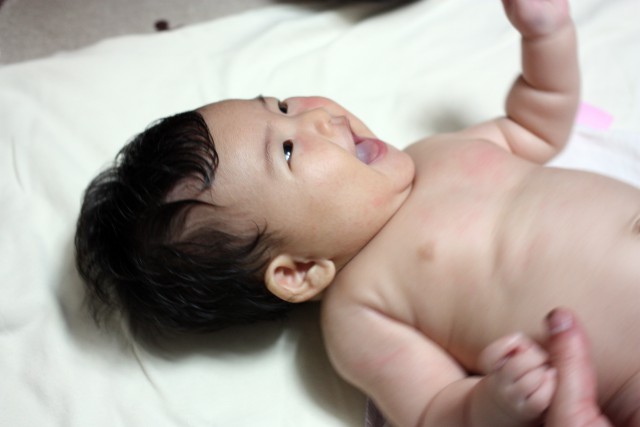 ご機嫌な顔♪気持ちよさそうです