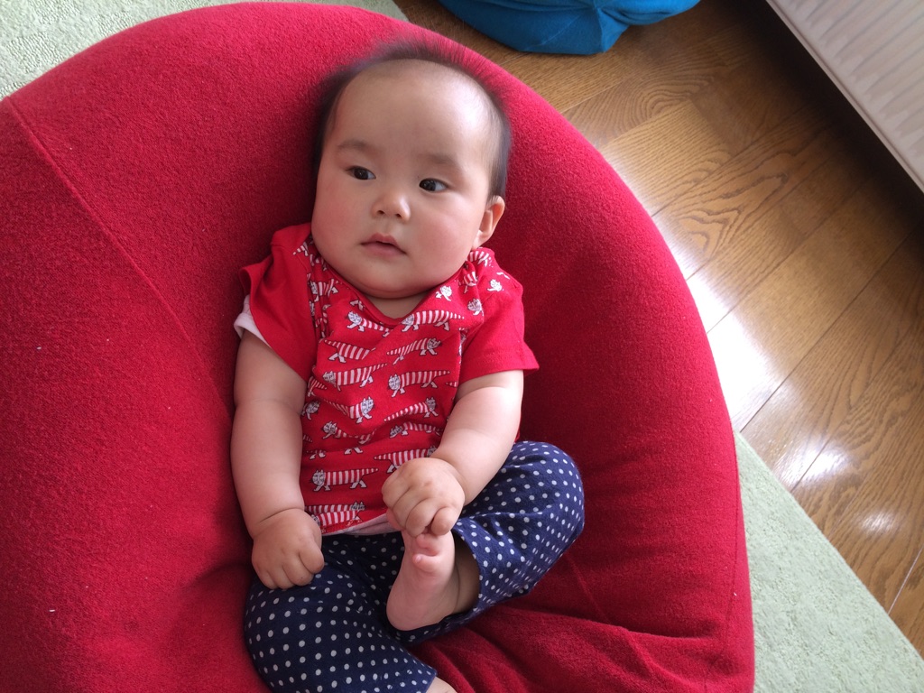 初登場のお友だちいっちゃん♪